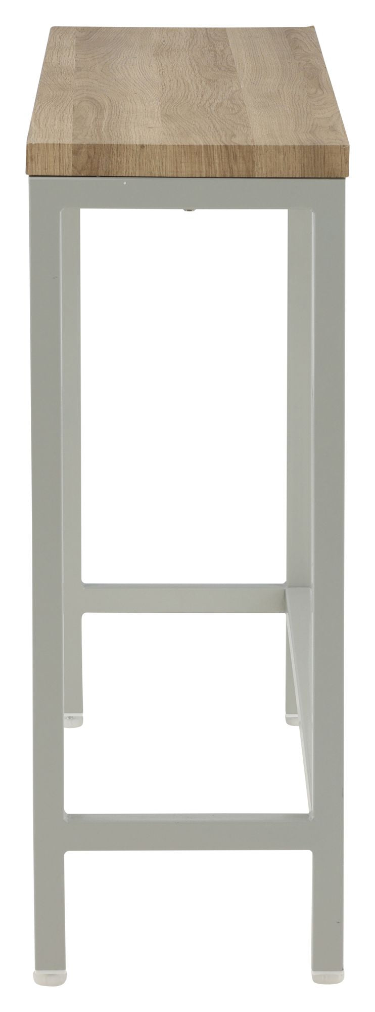 Rise Console Table, Gray/Ash Paper Laminate