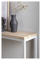 Rise Console Table, Gray/Ash Paper Laminate