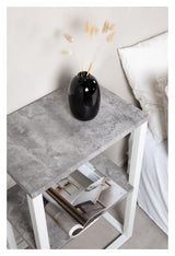 Rise Bedside table - Concrete look