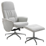 Rolf Recliner, Gray Fabric