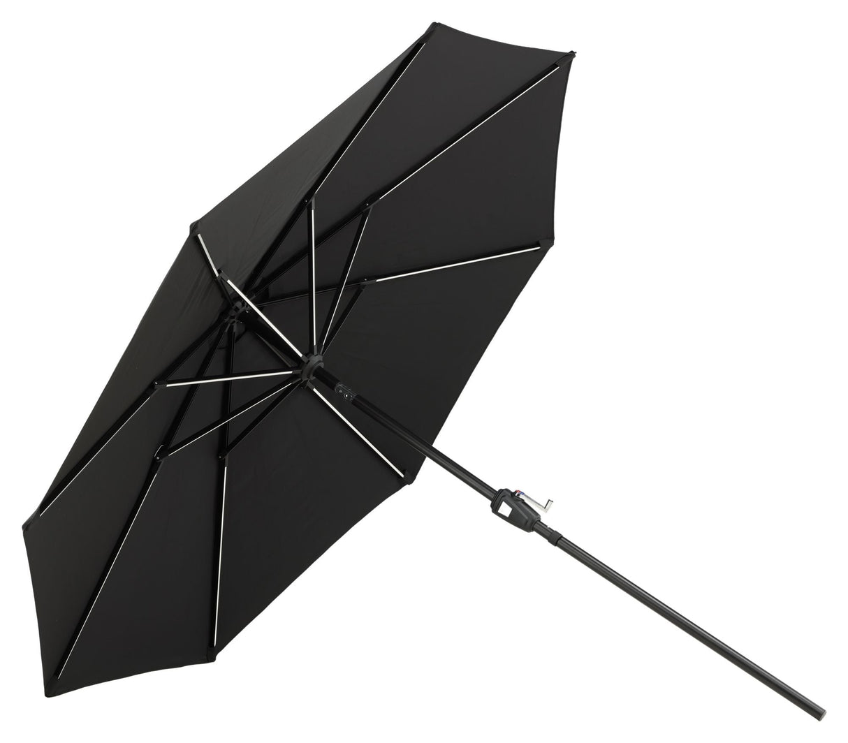 Sabal Parasol w. LED light- Black