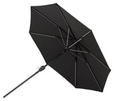 Sabal Parasol w. LED light- Black