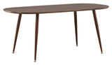 Sanford Dining table, MDF, Dark brown, 180x90