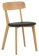 Sanjos Dining chair - Black leatherette