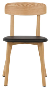 Sanjos Dining chair - Black leatherette