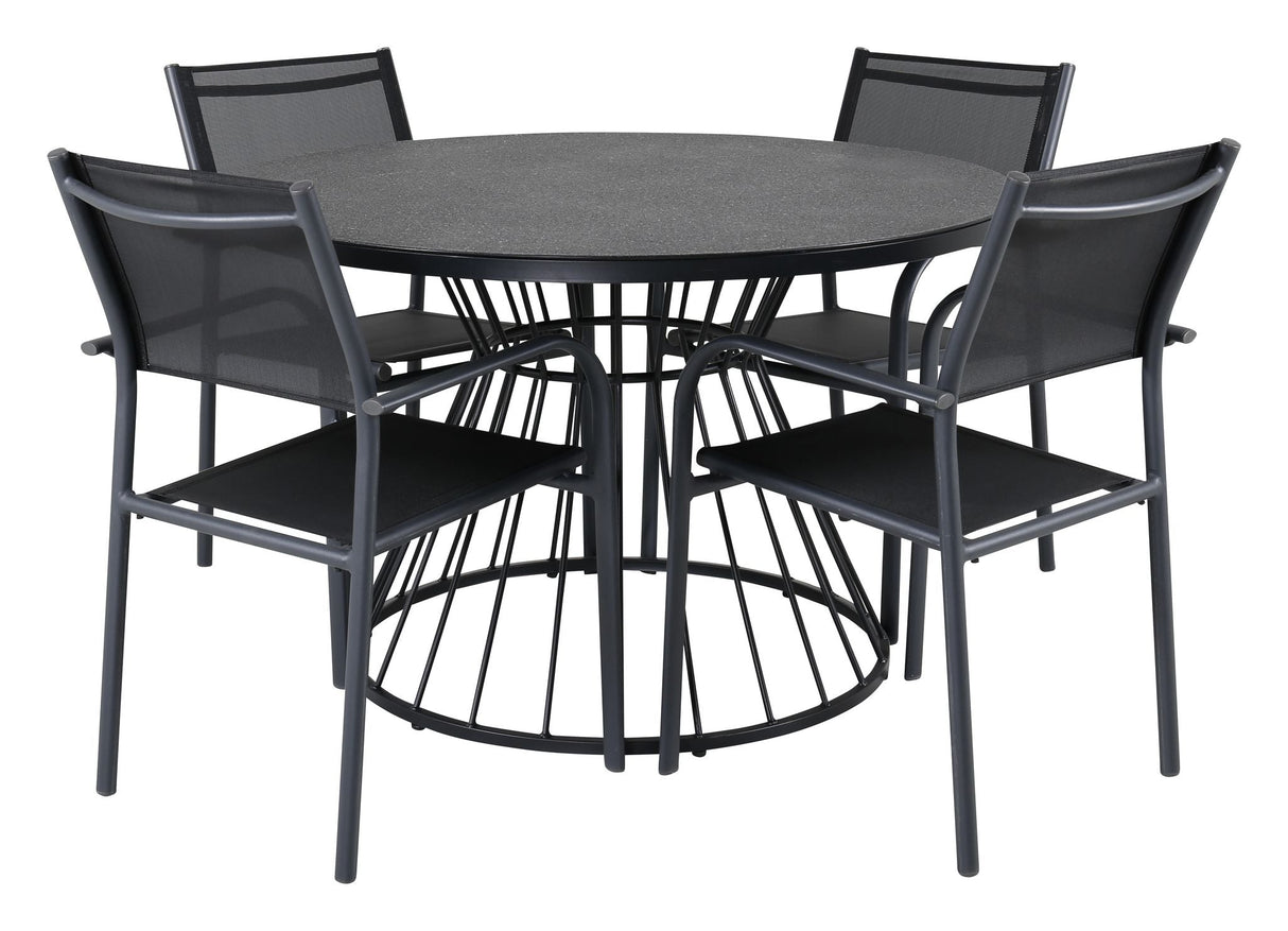 Santorini Garden Chair - Black