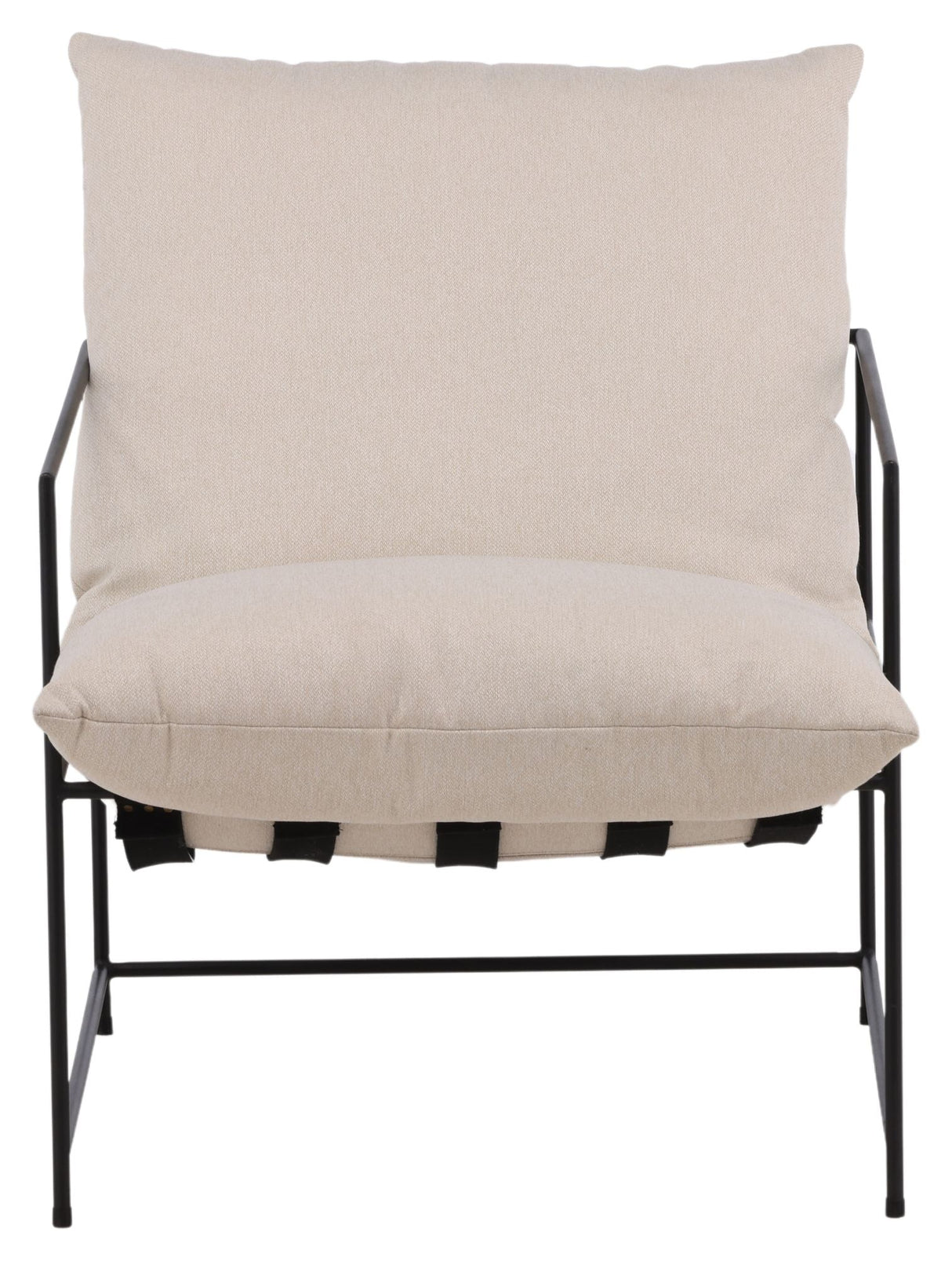 Sedalia Lounge Chair - Black/White