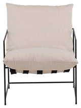 Sedalia Lounge Chair - Black/White