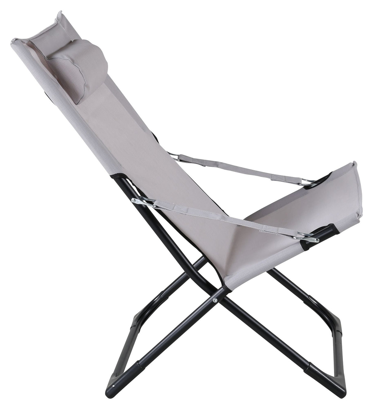 Seville Deck Chair, Gray