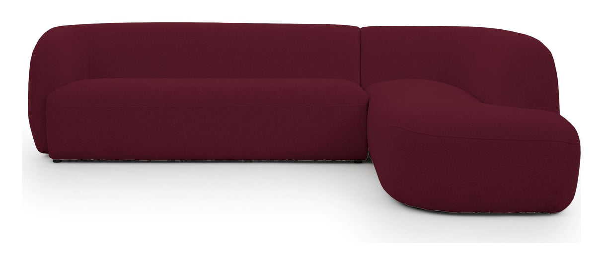 Rothschild 2.5-seater Sofa open right - Bordeaux