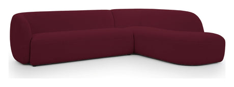 Rothschild 2.5-seater Sofa open right - Bordeaux