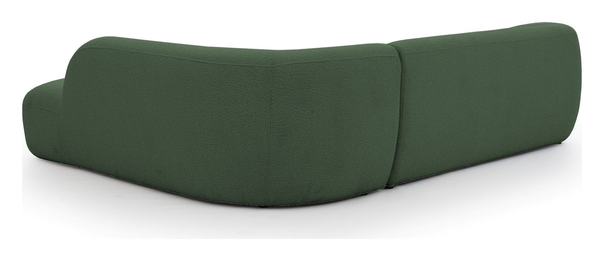 Rothschild 2.5-seater Sofa open right - Green