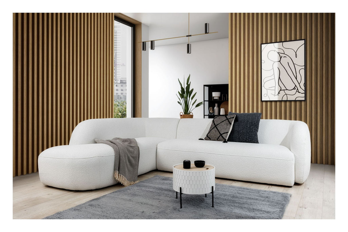 Rothschild 2.5-seater Sofa open right - Offwhite