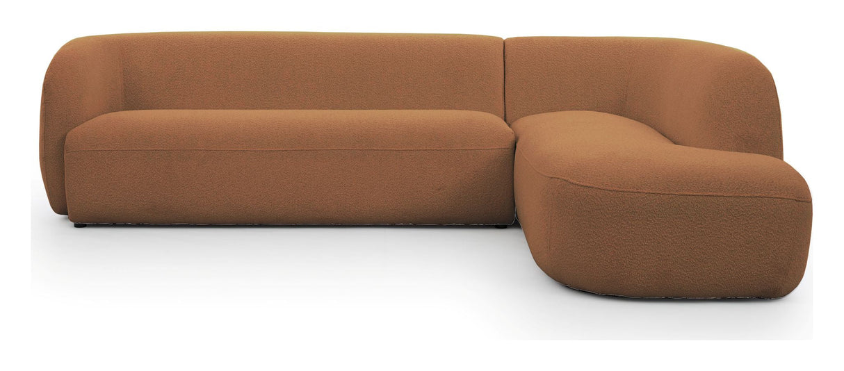 Rothschild 2.5-seater Sofa open right - Clay brown