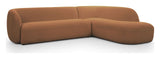 Rothschild 2.5-seater Sofa open right - Clay brown