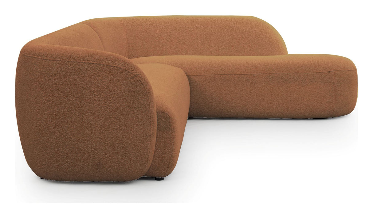 Rothschild 2.5-seater Sofa open right - Clay brown