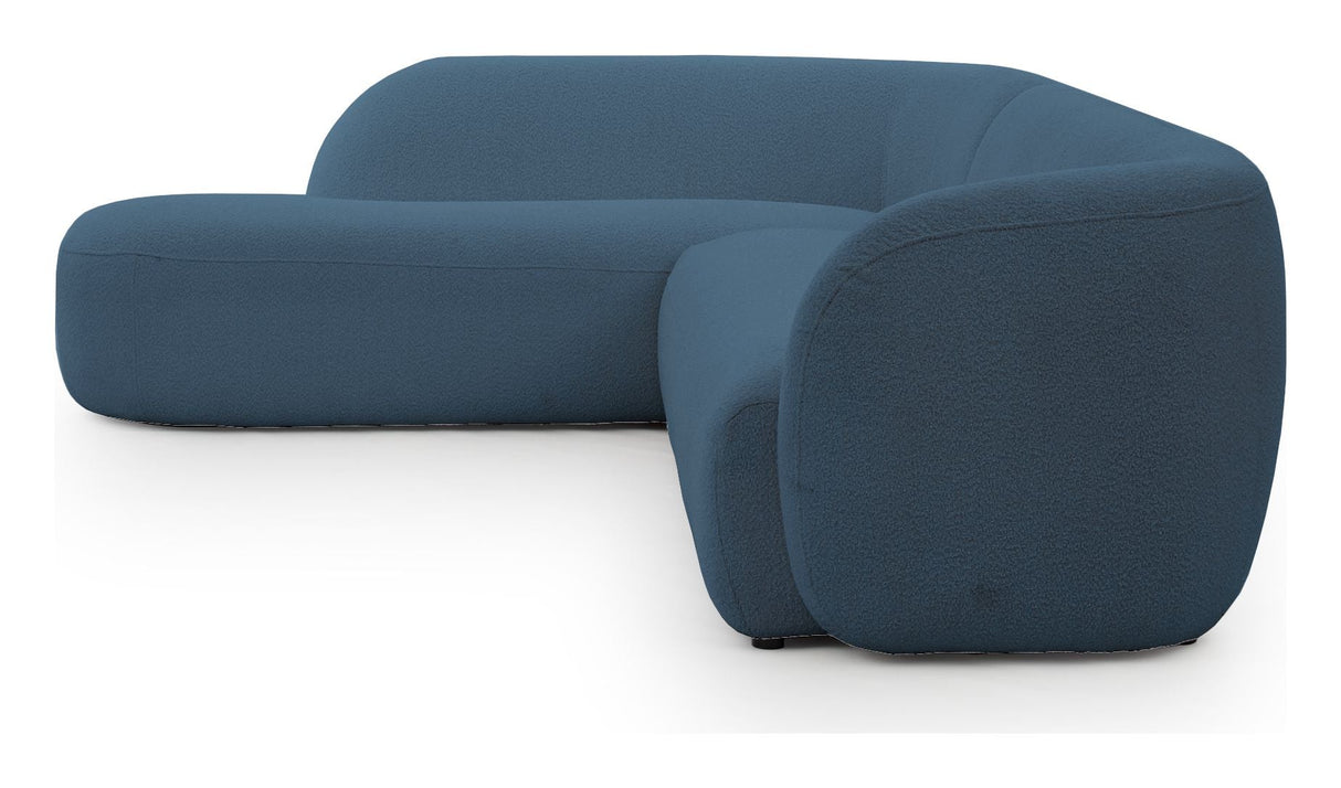 Rothschild 2.5-seater Sofa open left - Blue