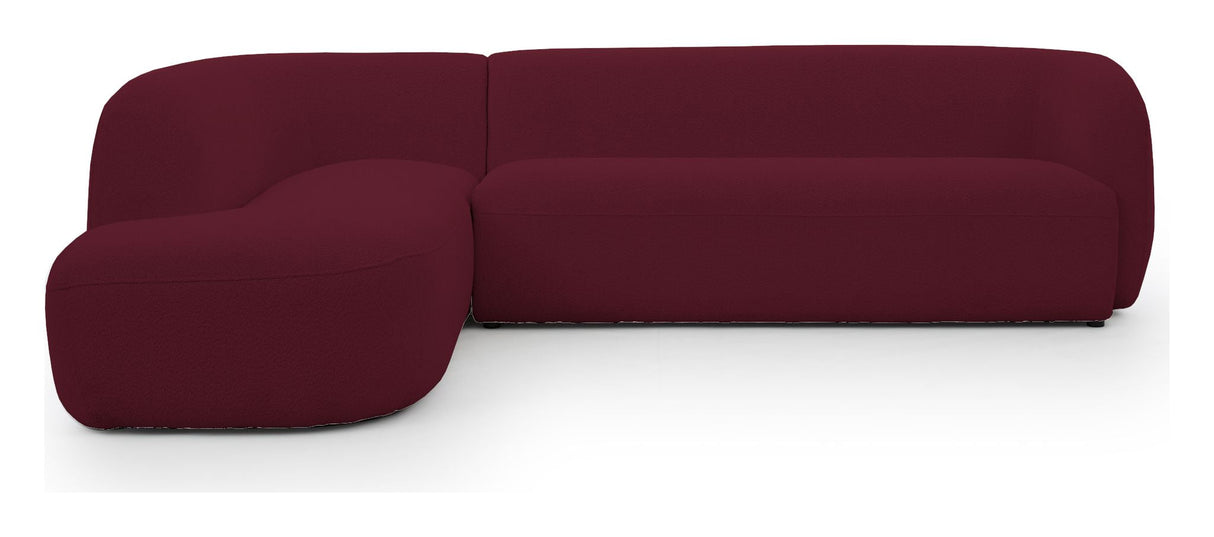 Rothschild 2.5-seater Sofa open left - Bordeaux