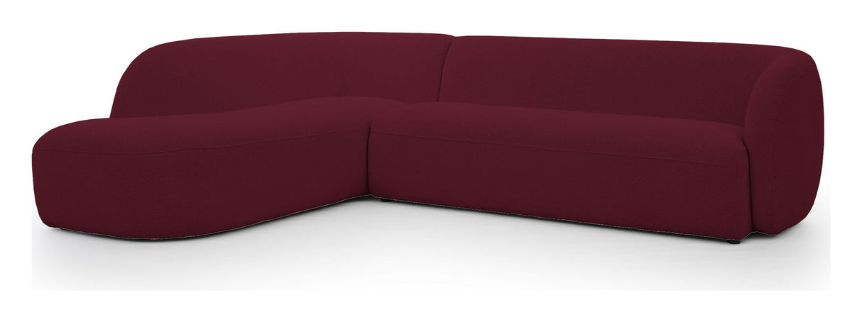 Rothschild 2.5-seater Sofa open left - Bordeaux