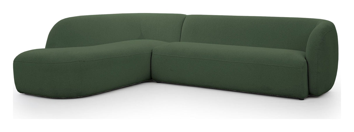 Rothschild 2.5-seater Sofa open left - Green