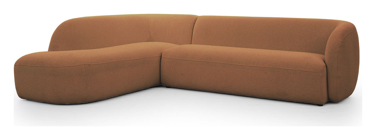 Rothschild 2.5-seater Sofa open left - Clay brown