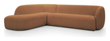 Rothschild 2.5-seater Sofa open left - Clay brown