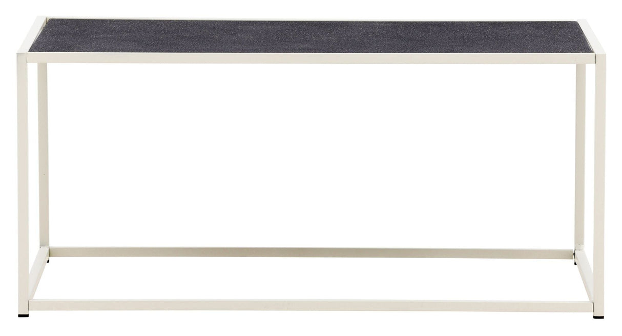 Siaton Coffee table for Garden, Beige steel, 60x110