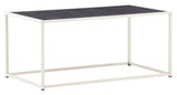 Siaton Coffee table for Garden, Beige steel, 60x110