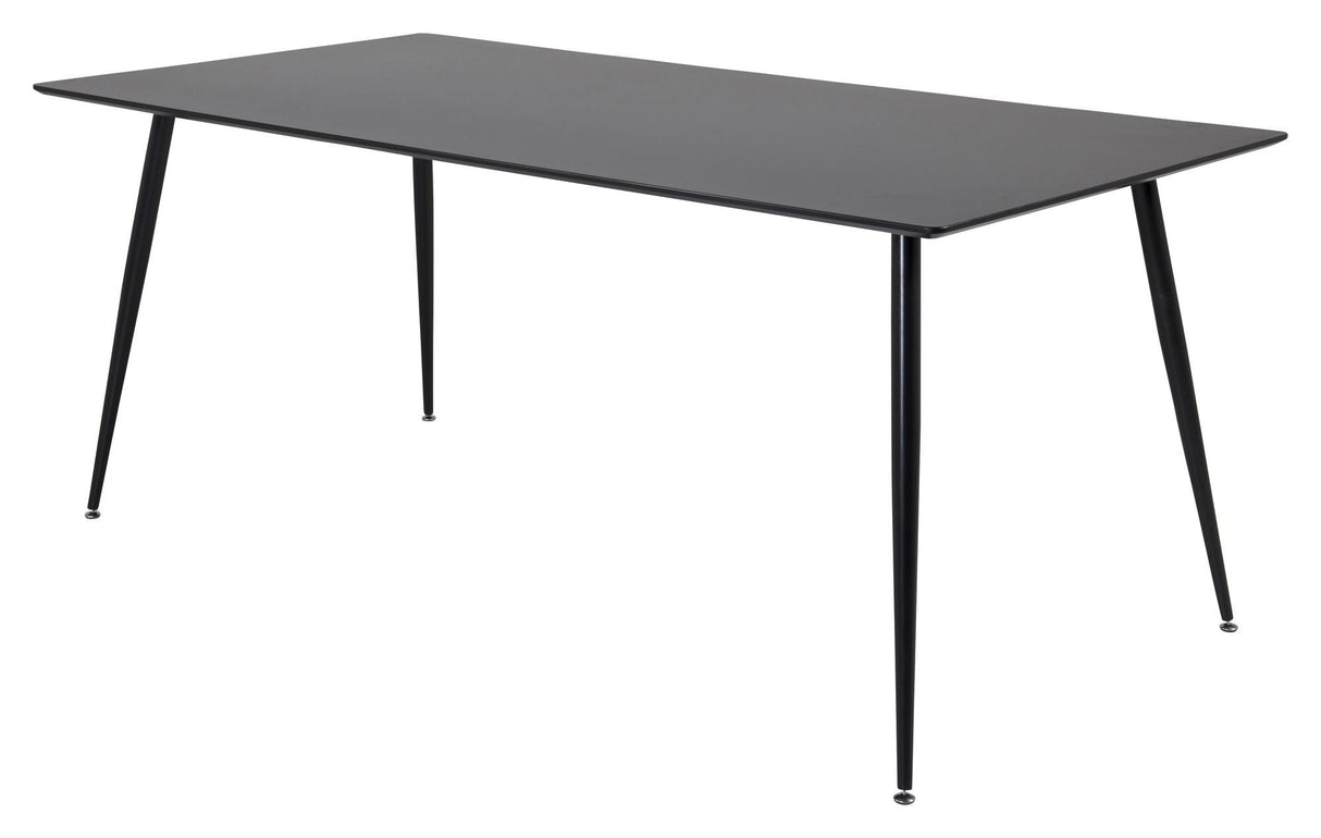 Silar Dining table 180x90 - Black melamine