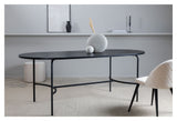 Skate Dining Table Oval, 200x90, Black