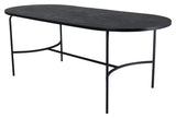 Skate Dining Table Oval, 200x90, Black