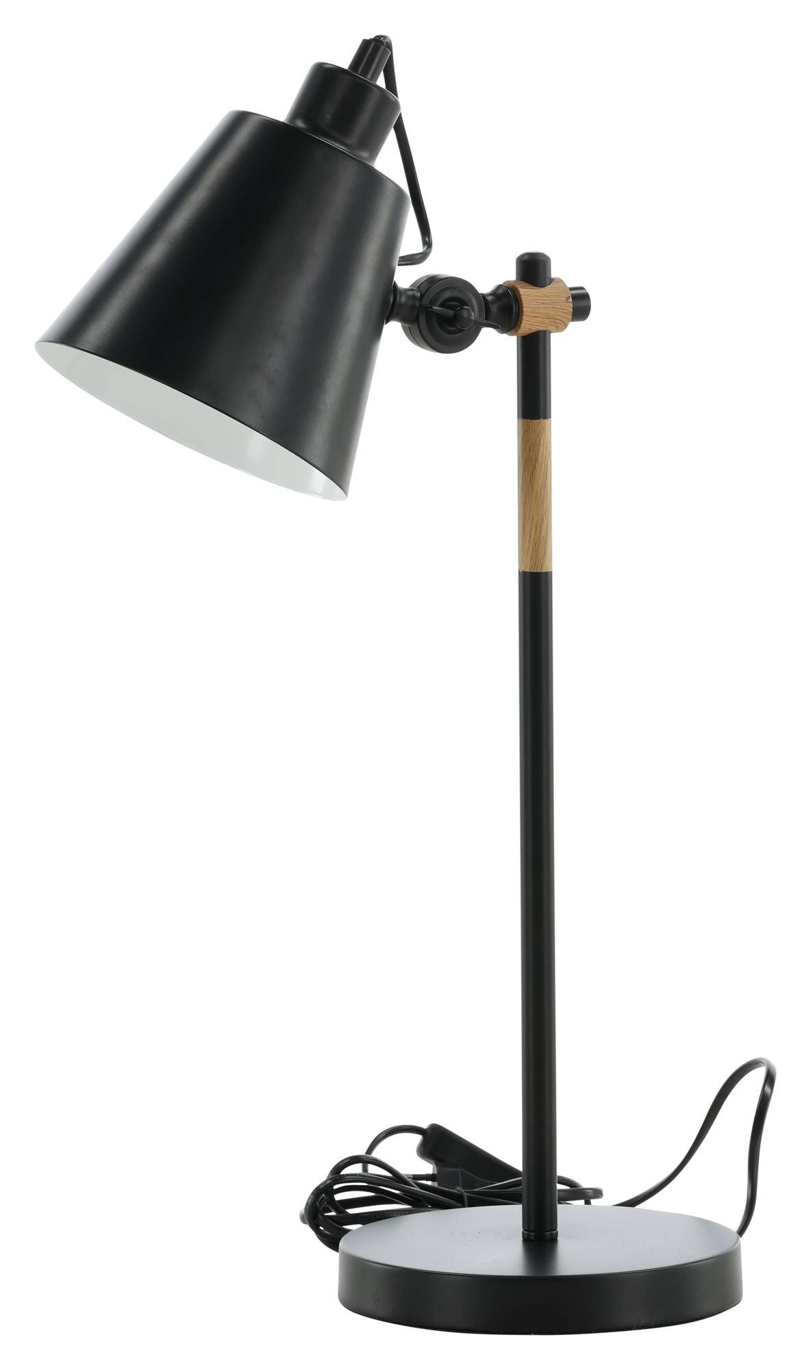 bulkhead Table Lamp, Black