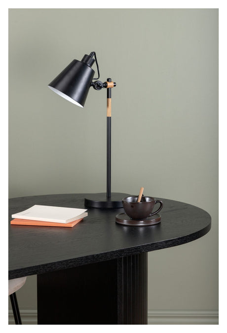 bulkhead Table Lamp, Black