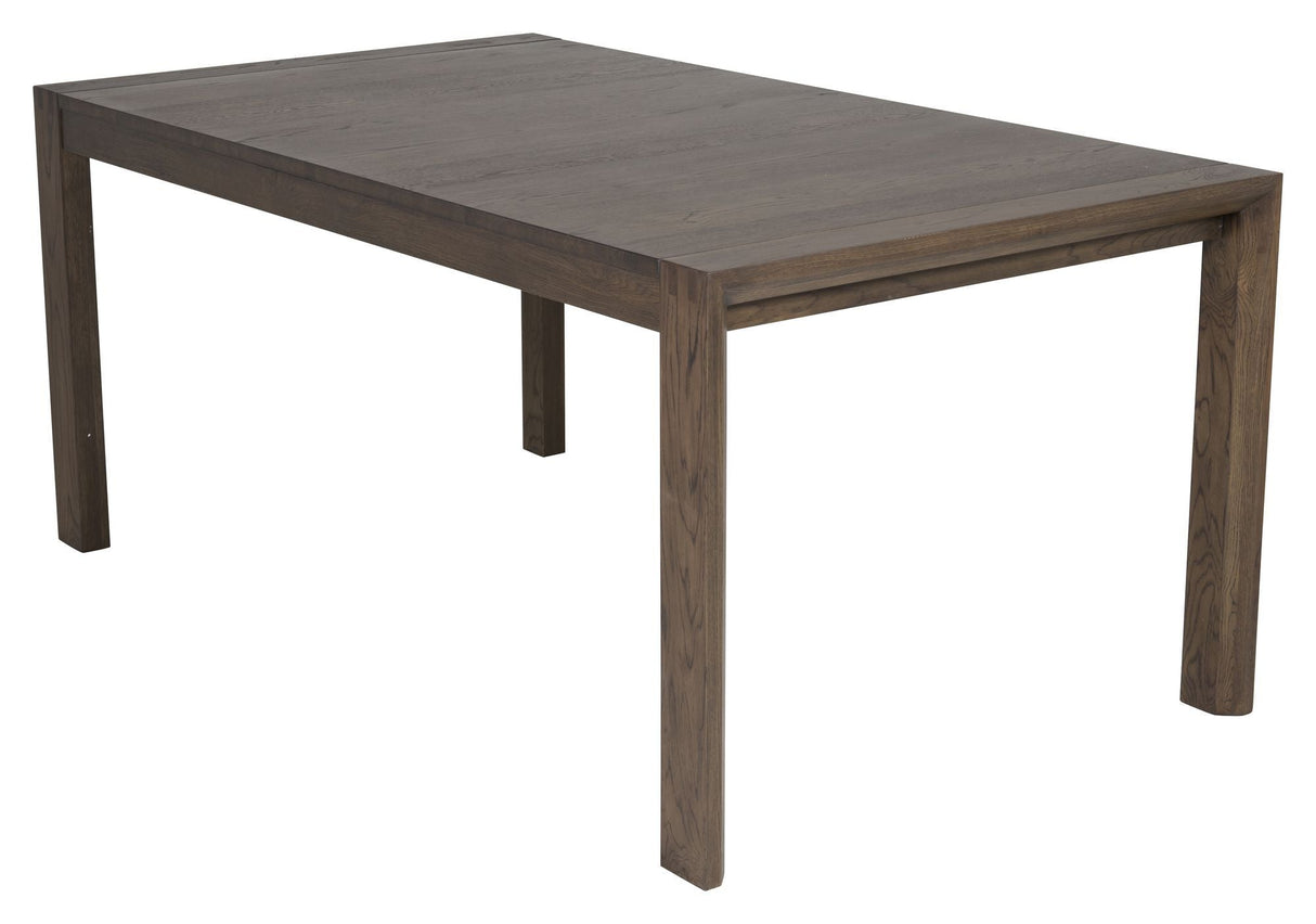 Slider Dining table with pull-out, smoked oak