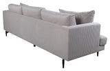 Sofia 3-pers. Sofa, Beige Velvet