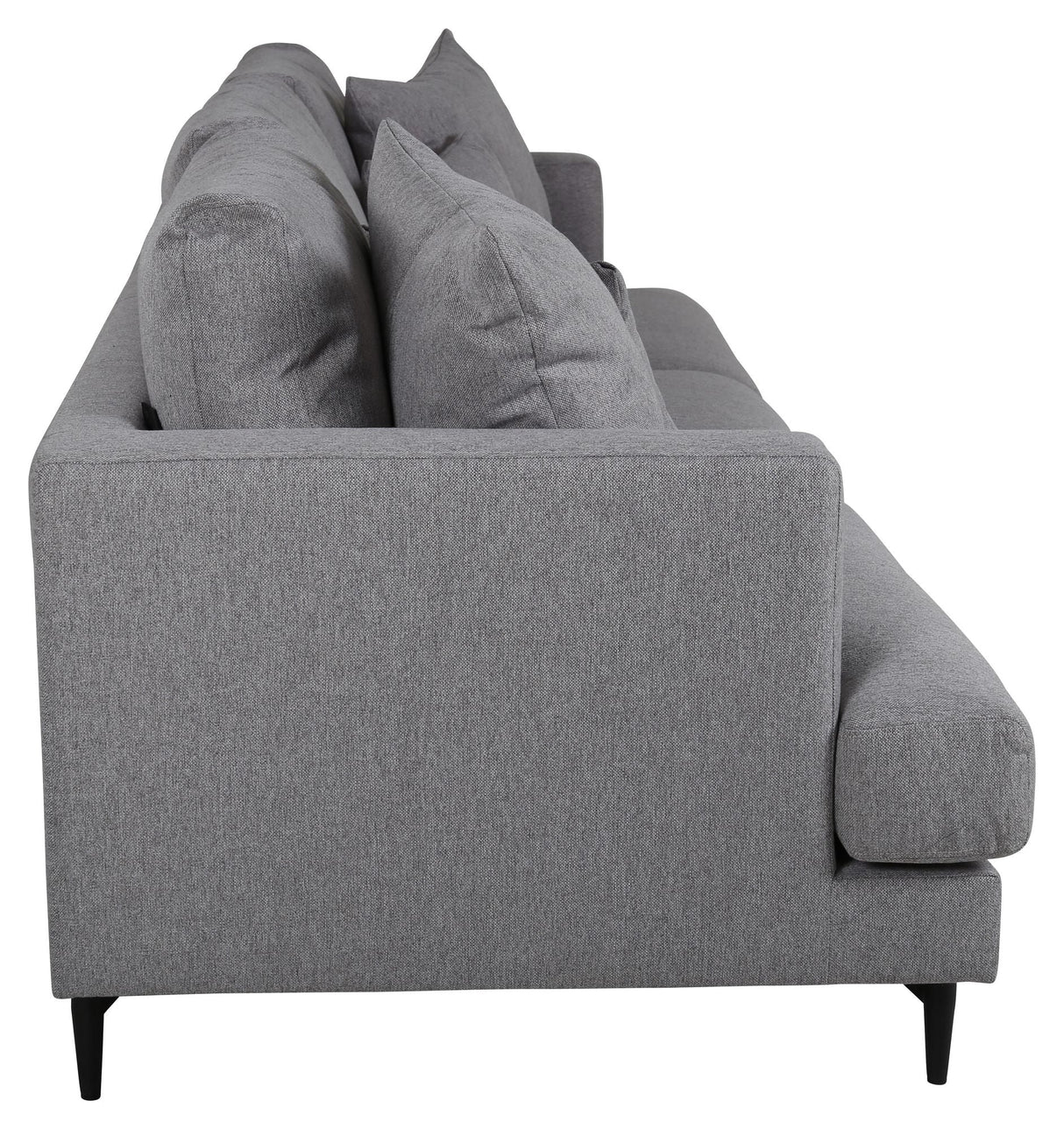 Sofia 3-pers. Sofa, Gray Fabric