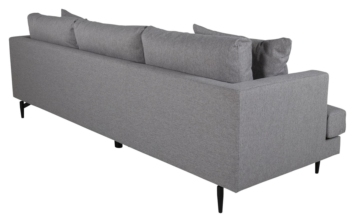 Sofia 3-pers. Sofa, Gray Fabric