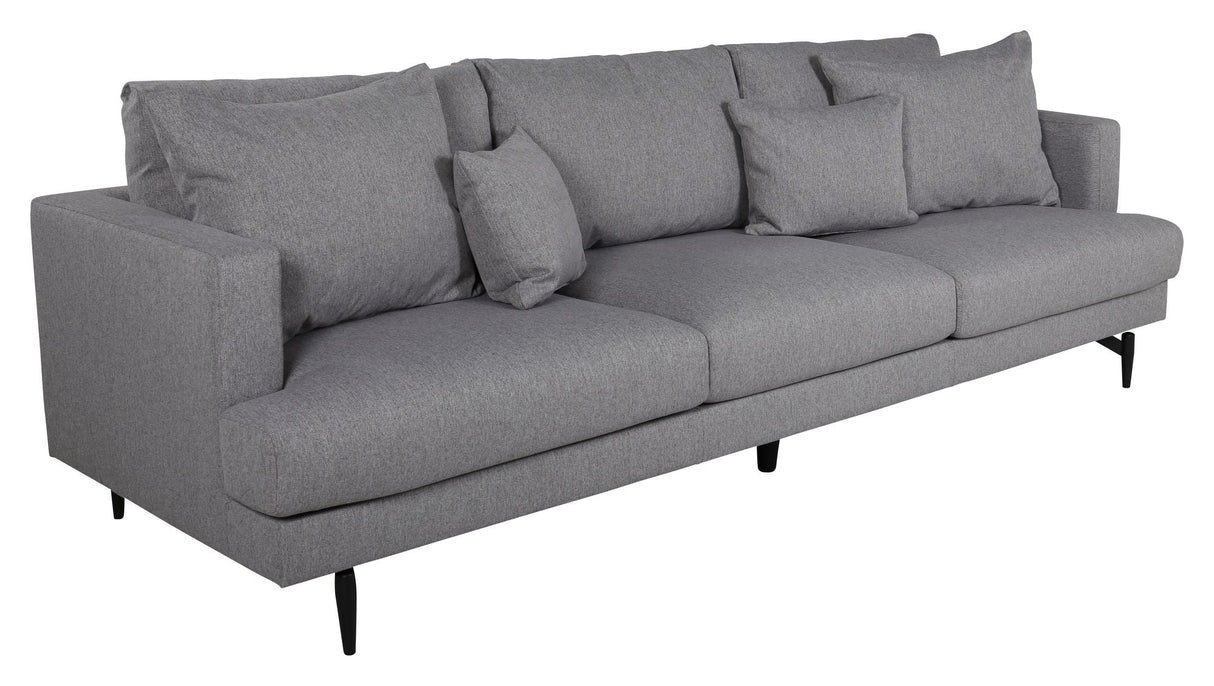 Sofia 3-pers. Sofa, Gray Fabric