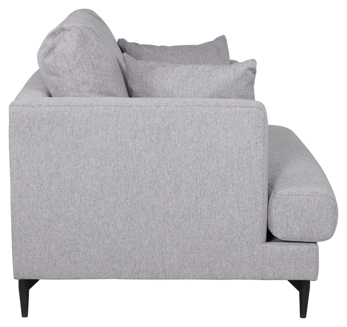 Sofia Armchair, Gray Fabric