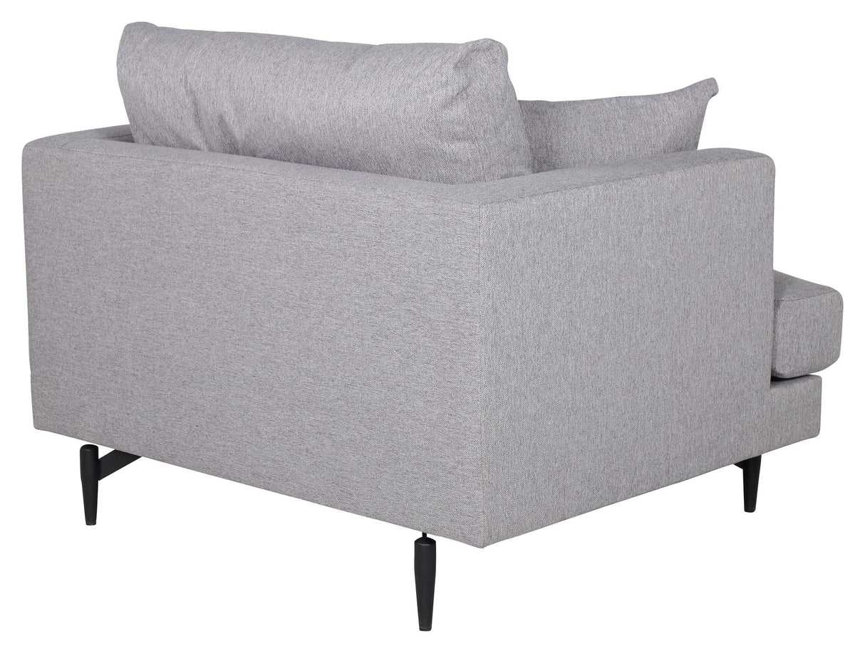 Sofia Armchair, Gray Fabric