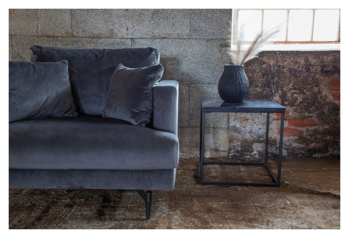 Sofia Armchair, Dark Gray Velvet