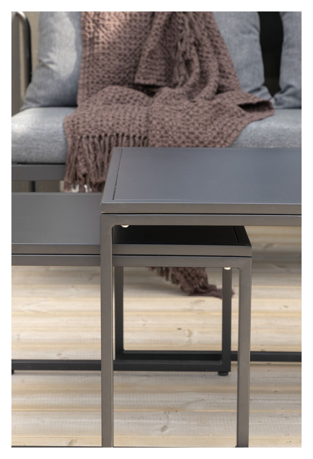 Sopot Lounge Set - Black/Gray