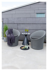 Spoga Lounge Set - Black/Gray