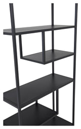 Steel, Shelf, Black metal