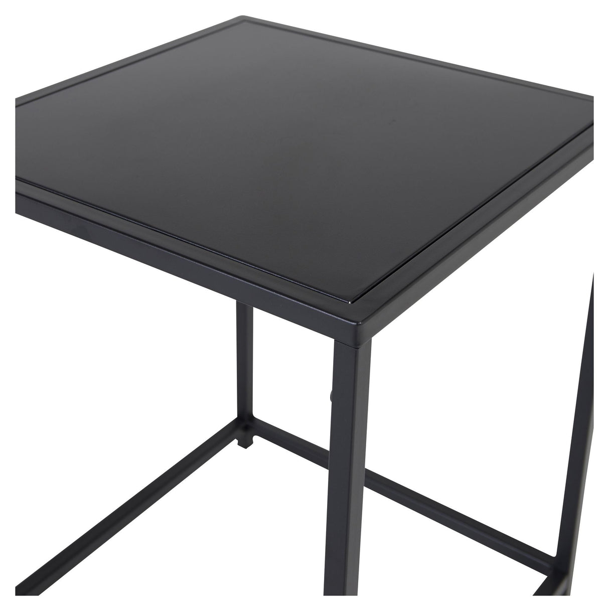 Staal, Side table, Black metal