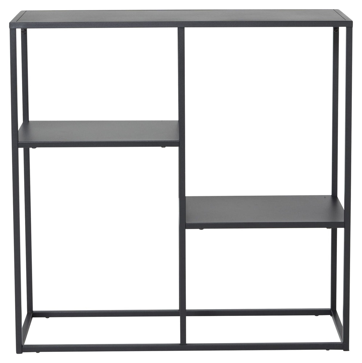 Staal, Console table with shelf, Black metal