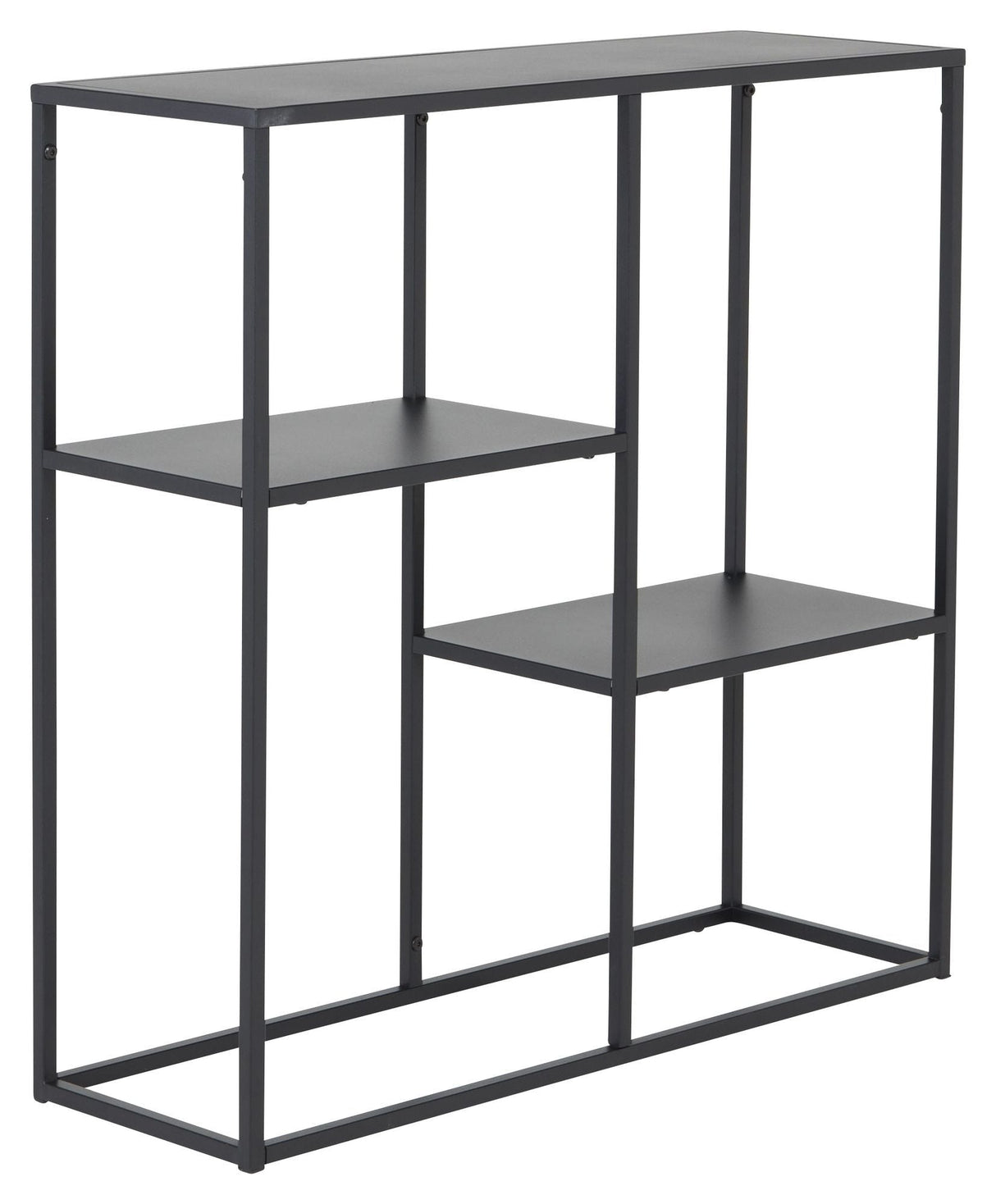 Staal, Console table with shelf, Black metal