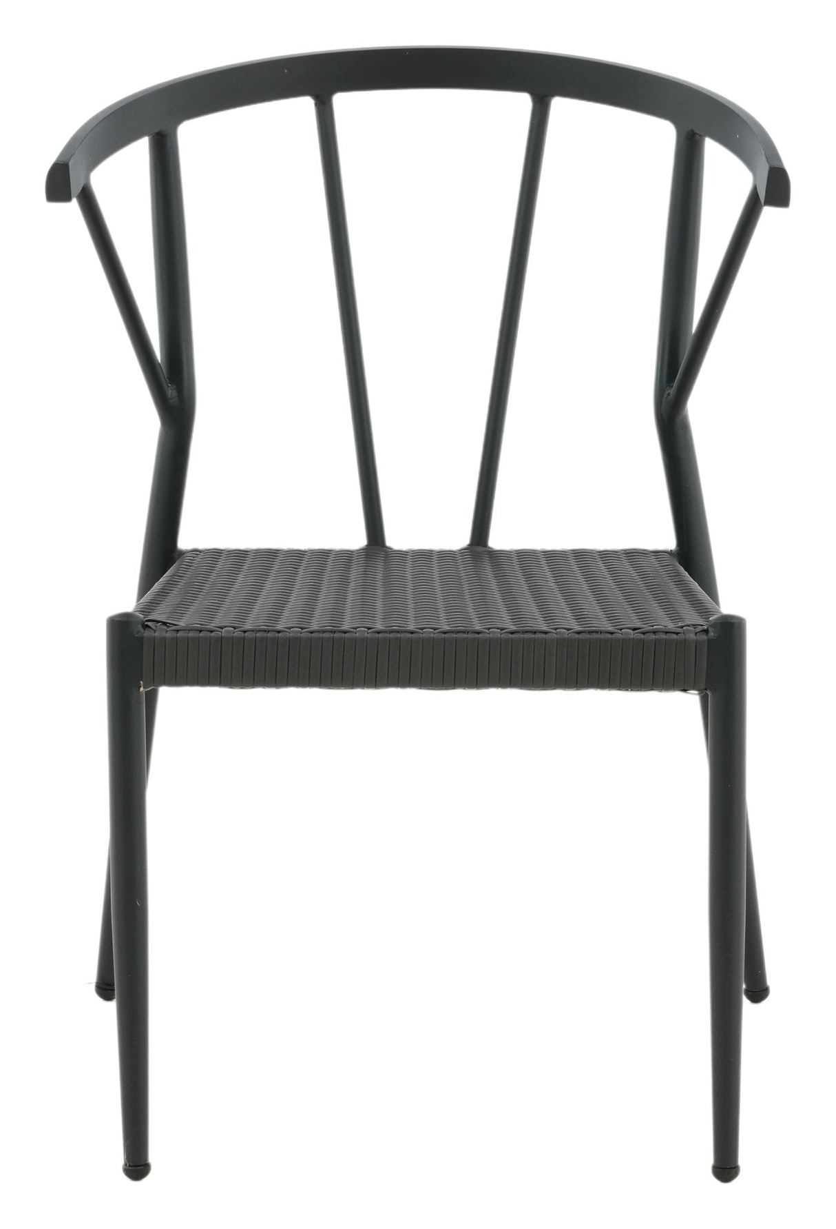 Stina Garden Chair w. braid - Black