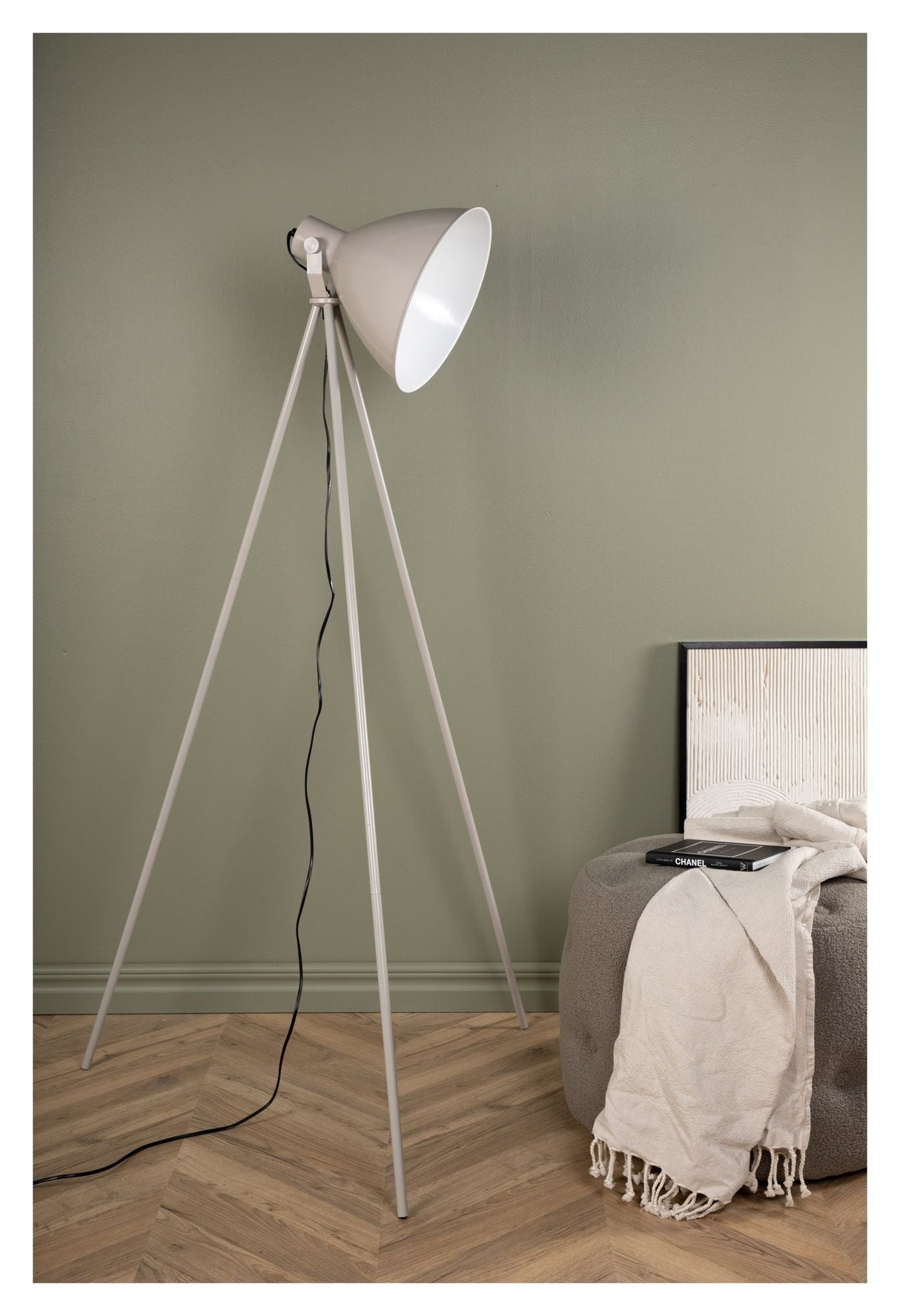 Tiv Floor Lamp, Beige