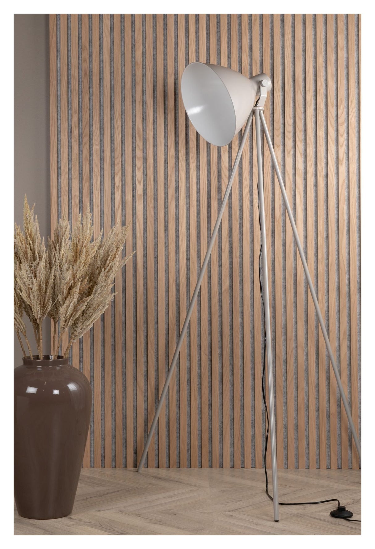 Tiv Floor Lamp, Beige